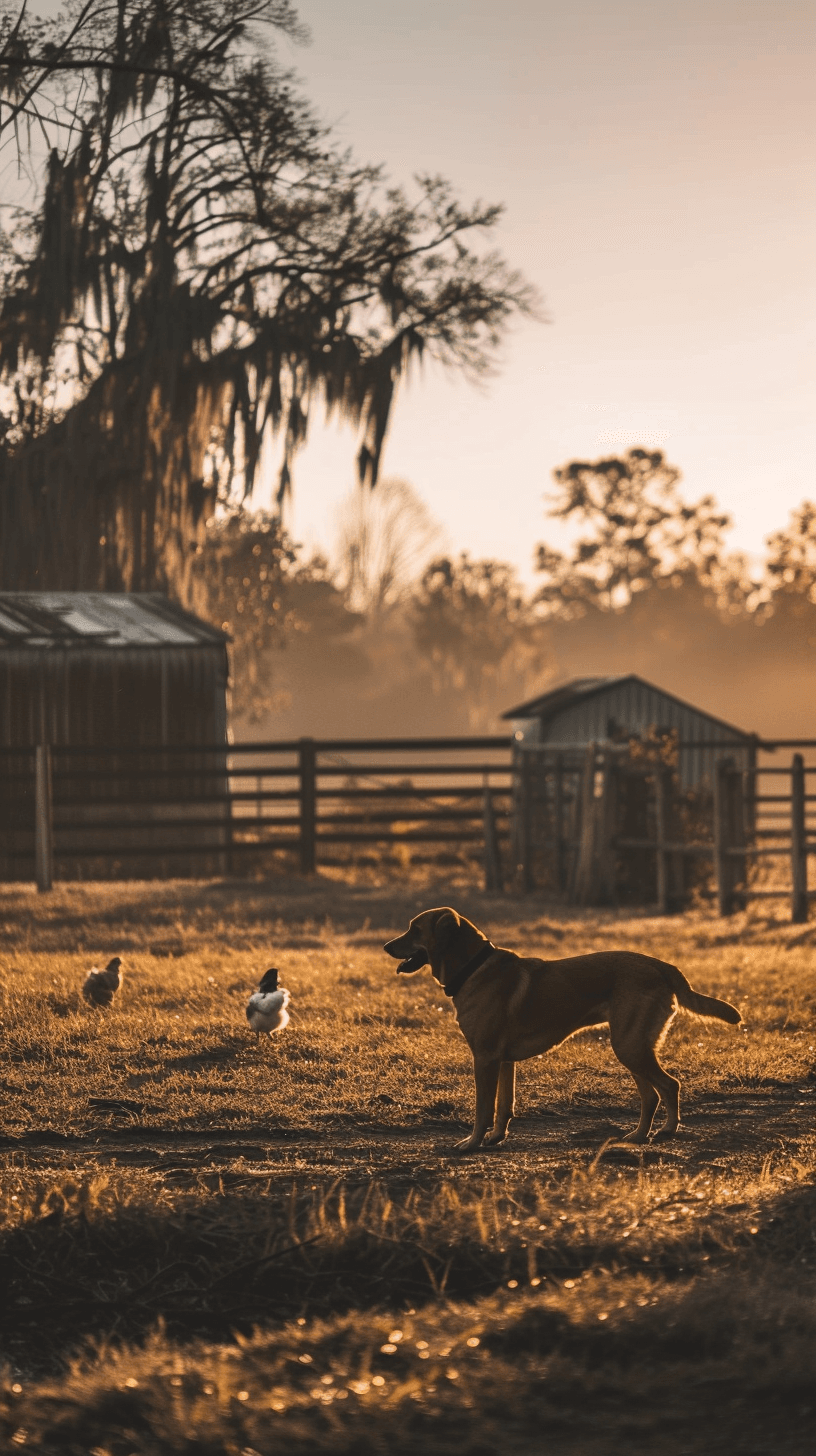 imjoshnewton_a_phone_background_of_a_dog_playing_with_chicken_cf0580af-ce7e-45c7-98d8-4991752abdda_2.png