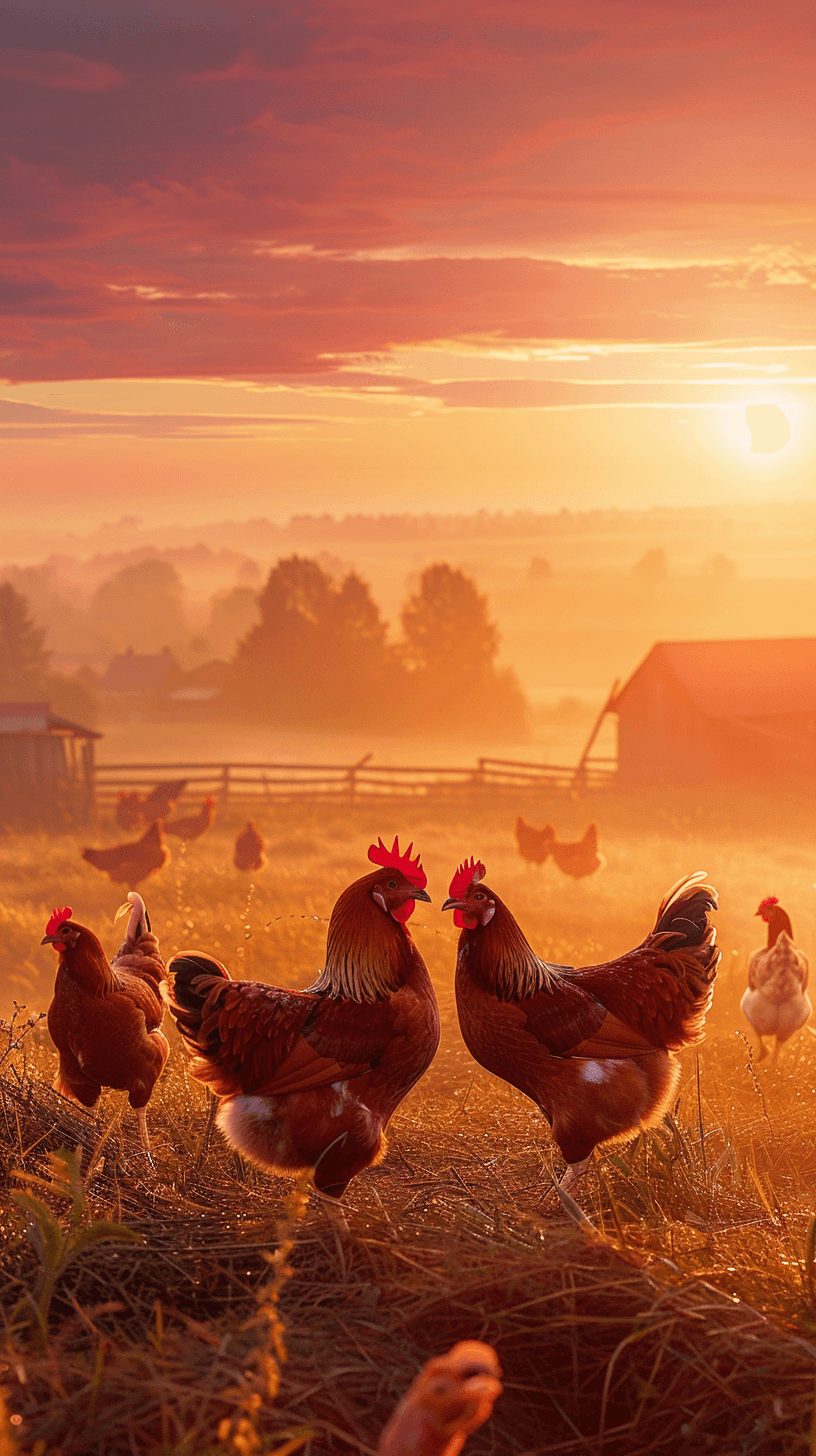 imjoshnewton_a_phone_background_of_chickens_on_a_farm_at_sunris_67734d6e-1fcd-4af4-a116-c3fe2602d225.png