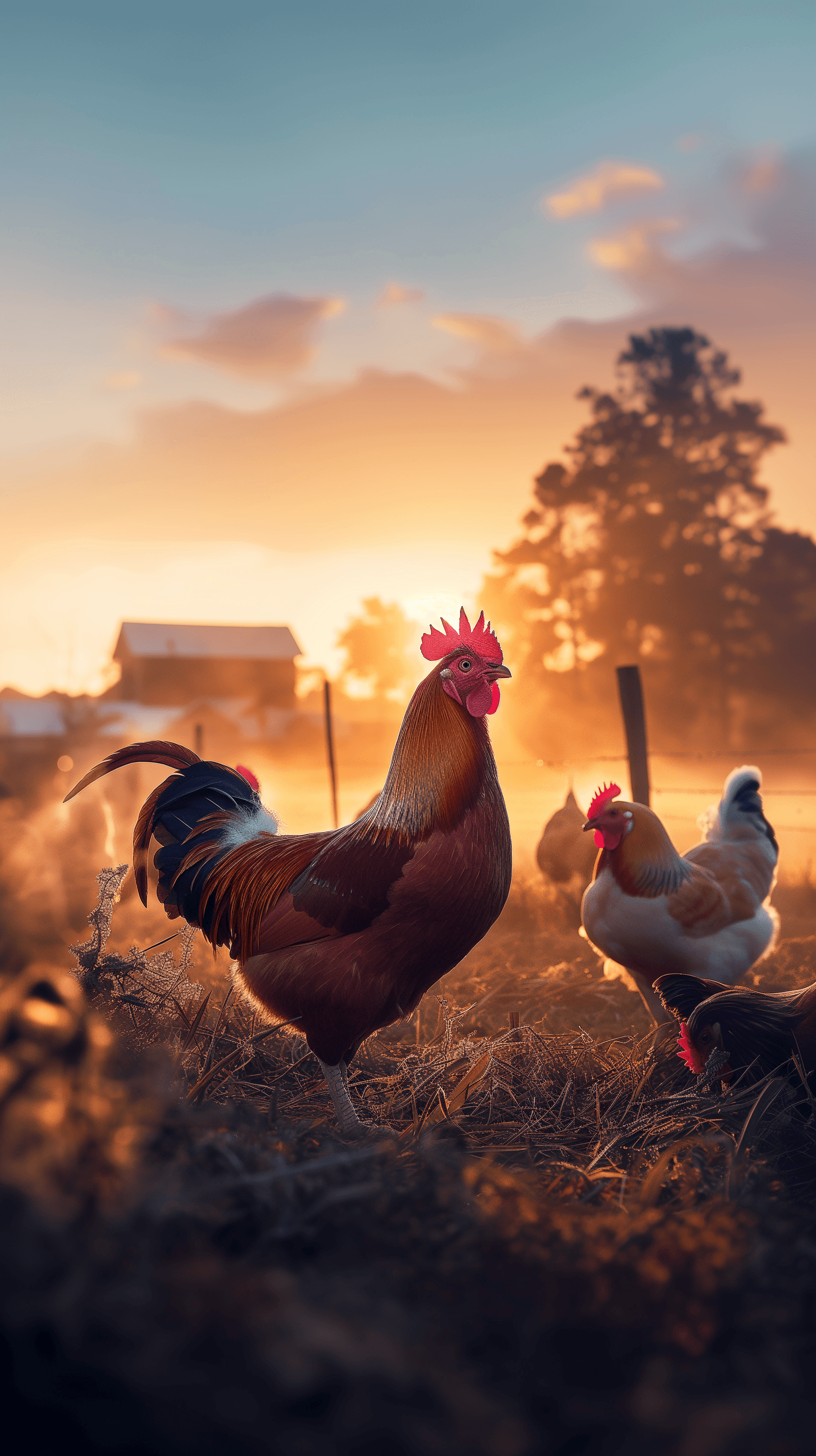 imjoshnewton_a_phone_background_of_chickens_one_is_a_rooster_in_80aefd57-3a0a-448a-a726-e000214d1a8b.png